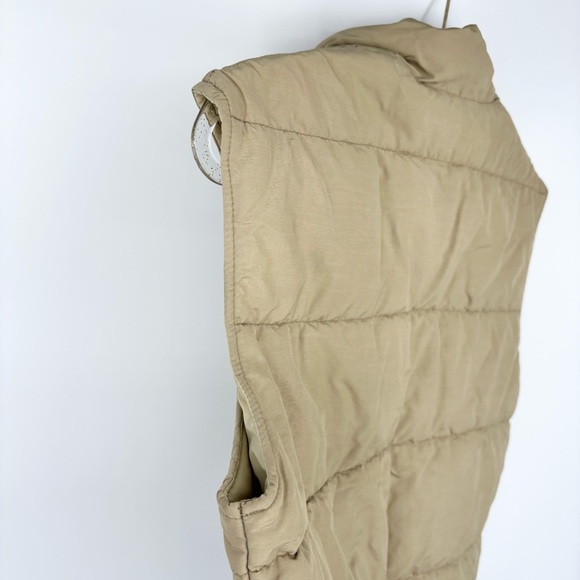 Vintage Woolrich Puffer Vest Khaki Size Small - Picture 7 of 9